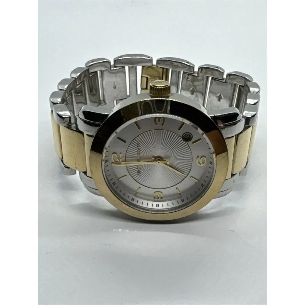 Michael Kors Janey MK3487 Men Two-Tone Stainless Steel Analog Dial Watch JNA740